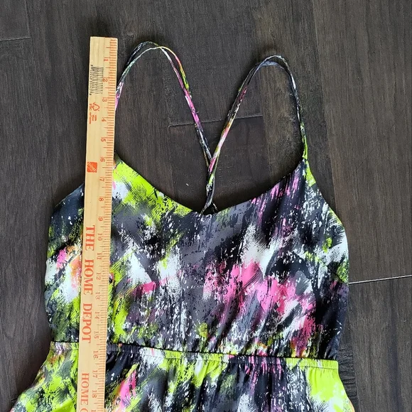 Bar III Multicolor paint splatter dress, size Large - Picture 5 of 6